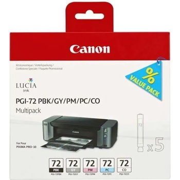 Image 1 of Canon PGI-72 MultiPack (PBK/GY/PM/PC/CO)