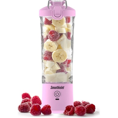 SmoothieJet přenosný USB smoothie 600 ml voděodolný Růžová