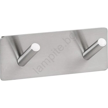 Bemeta Закачалка 11, 5x4, 5 cm неръждаема стомана/сребриста (BD0056)