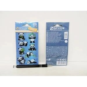 Zdesign Flashing stickers - Pandas