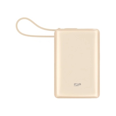 Silicon Power Външна батерия Silicon Power CP10 10000 mAh - Champagne (SLP-PB-CP10-CHAMP)