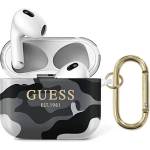 Guess GUA3UCAMG калъф за AirPods 3, черен Camo Collection (GUA3UCAMG)