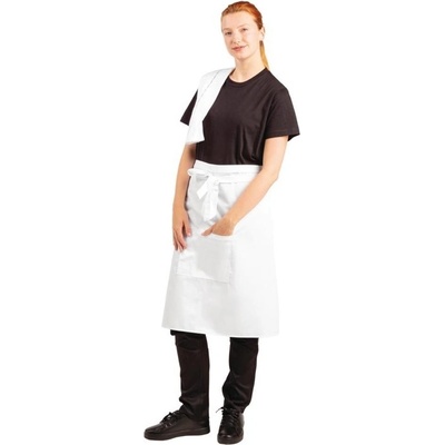 Whites Chefs Clothing zástěra Bistro standardní bílá