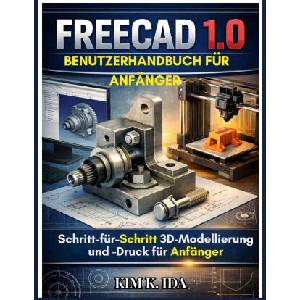 FREECAD 1.0 BENUTZERHANDBUCH FÜR ANFÄNGER | KIM K. IDA (2025)