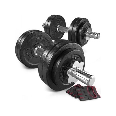Hop-Sport Liatinové nakladacie jednoručky 2 x 15 kg