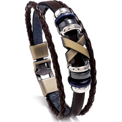 Izmael pánský náramek World Type Černá/Zlatá/ KP34329