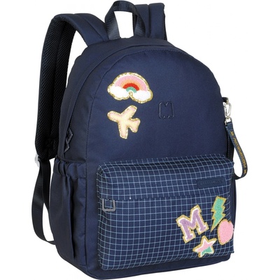 Marshmallow Ученическа раница Marshmallow - Chenill, Тъмносиня (DKT64558)