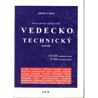 Slovensko-anglický vedecko-technický slovník
