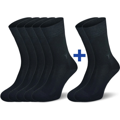 Northman Gunnar Summer Merino 5+2 společenské merino ponožky na léto Černé – Zboží Dáma