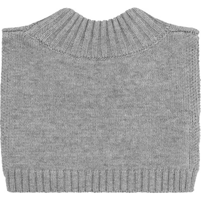 Detský vlnený merino nákrčník CeLaVi sivý Quiet Shade Melange