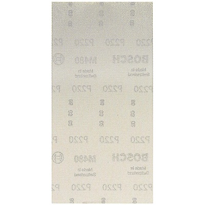 BOSCH Brusná mřížka EXPERT M480 pro vibrační brusky 115 × 230 mm, G 220, 10 ks 2608900766