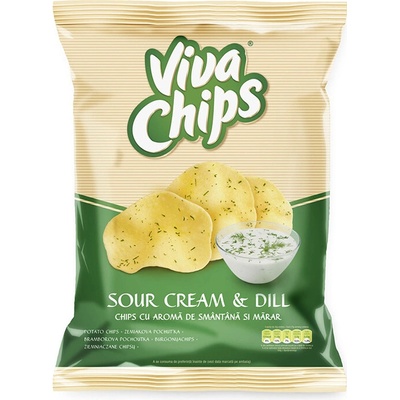 Viva Chips kôpor-smotana 50 g