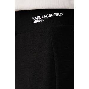 Karl Lagerfeld Jeans прав панталон дамски с вискоза (B4W10073)