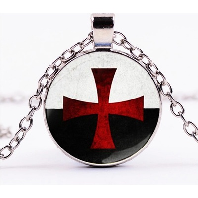 Origoska Řetízek kříž templářů ST03 stříbrná