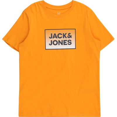 JACK & JONES Тениска 'STEEL' оранжево, размер 116