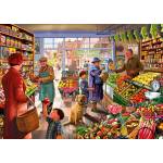 Bluebird Puzzle - Puzzle Crisp: Greengrocer Village - 1 000 piese