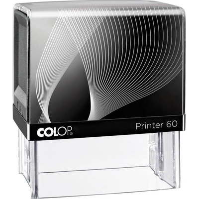 Colop Печат Printer 60, правоъгълен, 37 x 76 mm, черен (1085120060)