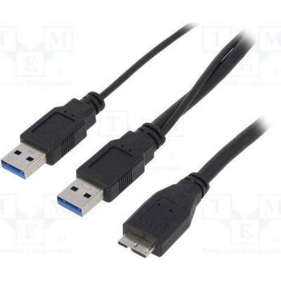 Logilink CU0072 USB 3.0, USB A vidlice x2,USB B micro vidlice