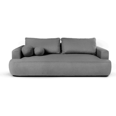 Bonami Сив разтегателен диван от букле 247 cm Quinoa - Bonami Selection (QUINOA3SEATERNON92)
