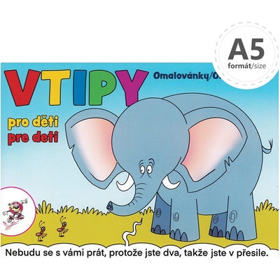Omaľovánka A5 Vtipy pre deti