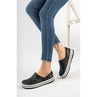 Johns Athletic Дамски чехли тип сабо cex-crcs - Черни #360740 (360740_Черно)