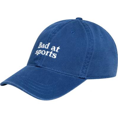 DEDICATED Шапка с козирка Dedicated Soft Cap Slussen Cap - Bad At Sports Royal Blue - размер One Size (904-3601-0411)