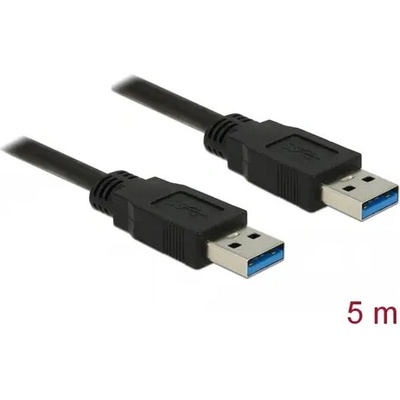 Delock 85064 USB 3.0 A (M) - USB 3.0 A (M), 5m, černý