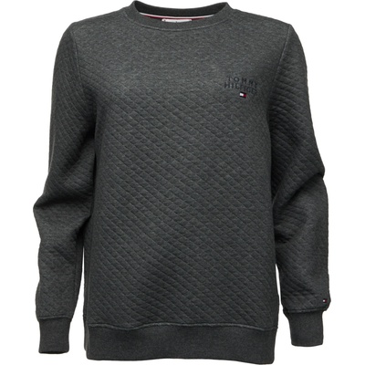 Tommy Hilfiger Quilted Track Top tmavo sivá