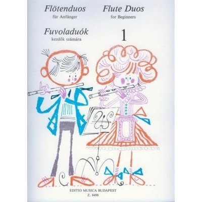 FLUTE DUOS for Beginners 1 skladby v jednoduchej úprave pre dve priečne flauty
