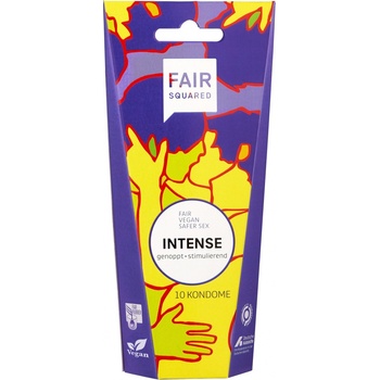 Fair Squared Intense Fair Trade Vegan 10 pack