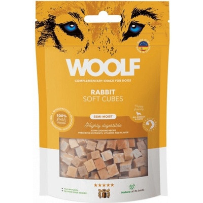 Woolf Soft Cubes Rabbit 100 g