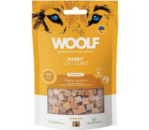 Woolf Soft Cubes Rabbit 100 g