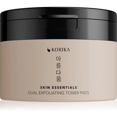 KORIKA Skin Essentials Dual Exfoliating Toner Pads двойни ексфолиращи тампони 20 бр