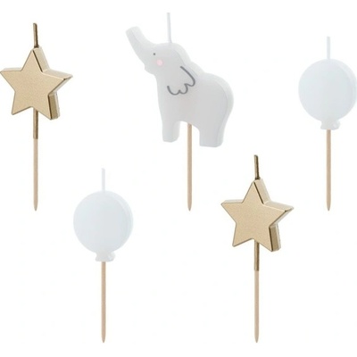 PartyDeco Svíčky dortové Slon