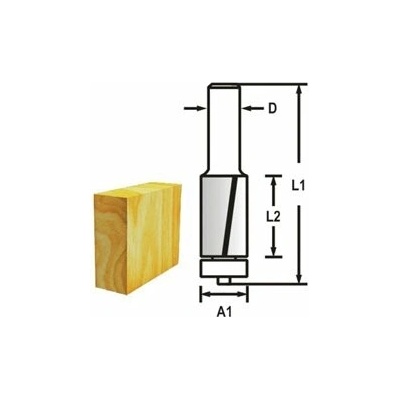 MAKITA Drážkovacia fréza 2 brit stopka 8 mm,9,5x26x67 mm D-47721