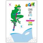 Cool by victoria Самозалепваща се корица за тетрадка и книга, a4, cool by victoria, прозрачна