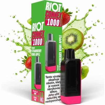 RIOT Connex 1000 Strawberry Kiwi Apple 18 mg