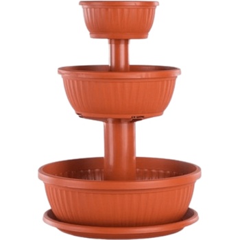 Икебана на 3 нива 70 см. , керамика