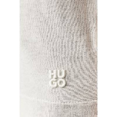 HUGO BOSS пуловер с къси ръкави дамски с вълна Sessinak (50570088)