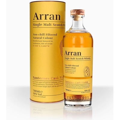 Arran Sauternes Cask Finish 50% 0,7 l (tuba)