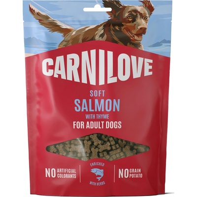 CARNILOVE Dog SOFT Snack Salmon with Thyme small bite 200 g