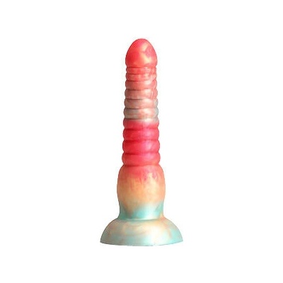 Ns Novelties Stacked 6 Inch Dildo Red Gold fantasy dildo