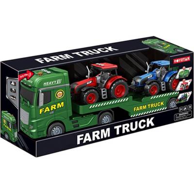 Ocie ToyStar Автовоз Farm с трактори звук и светлина OTB0588007