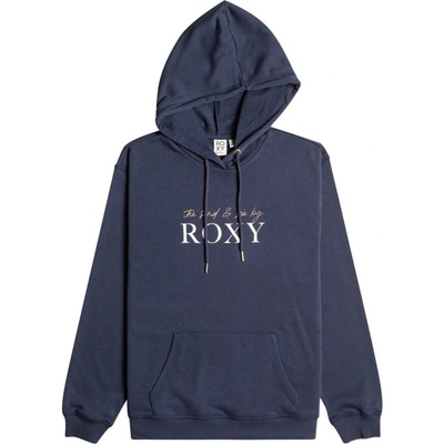 Roxy Surf Stoked Hoodie Terry tmavo modrá biela