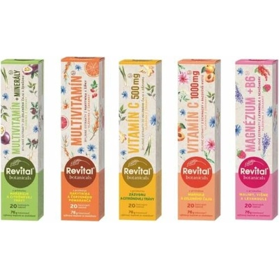 Revital Botanicals šumivé tablety s bylinnými extraktmi 76 g