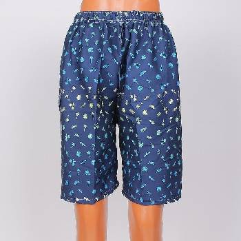 Image 1 of Мъжки шорти в тъмносиньо с палми