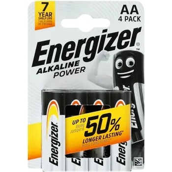Image 1 of Energizer АЛКАЛНИ БАТЕРИИ enr alkaline power aa chp4 energizer (e300788200)