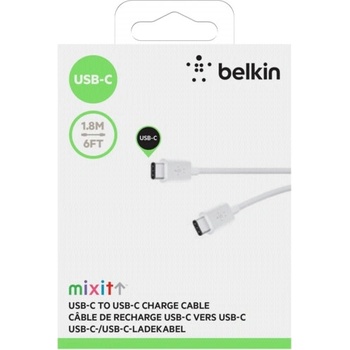 Belkin F2CU043bt06-WHT USB-C 2.0 - USB-C, propojovací, 1,8m, bílý