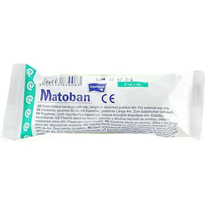 Matopat Elastický obväz Matopat Matoban s uzáverom na rany 8 cm x 4 m 1 ks