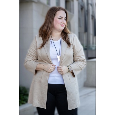 Dlouhé sako SINGLE Světle růžová – Zbozi.Blesk.cz